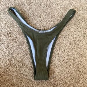 Green bikini bottoms